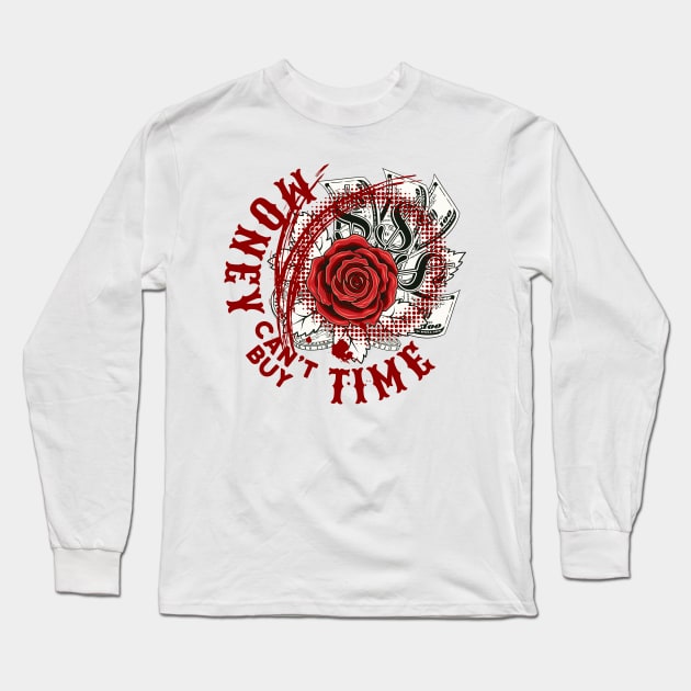 Money and Time Long Sleeve T-Shirt by OA_Creation